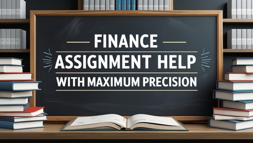 Finance Assignment Help With Maximum Precision